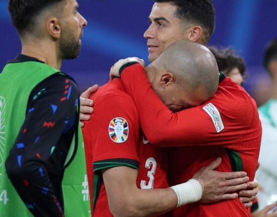 portugal cristiano y pepe