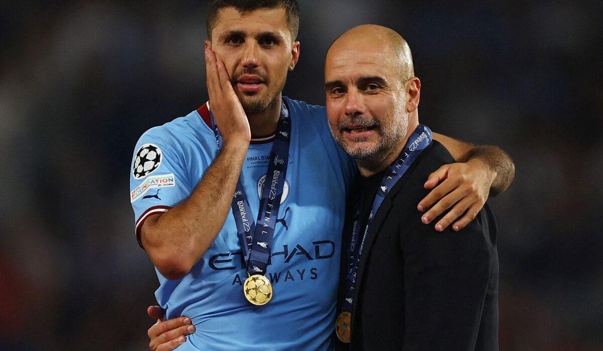 guardiola y rodri