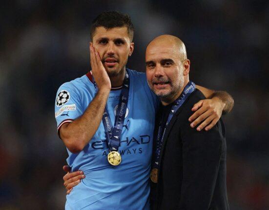 guardiola y rodri