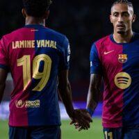 raphinha lamine psg champions